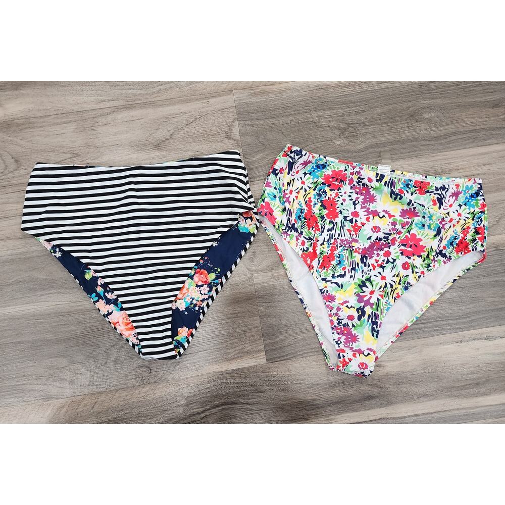 Lot of 2 swim bottoms size large